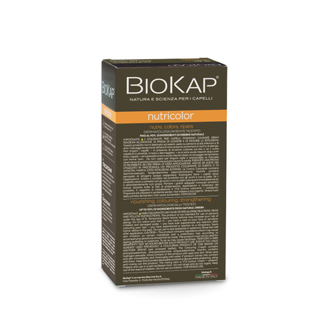 Vopsea permanenta pentru par, 5.0 Light Brown Nutricolor, 140 ml, Biokap 681942