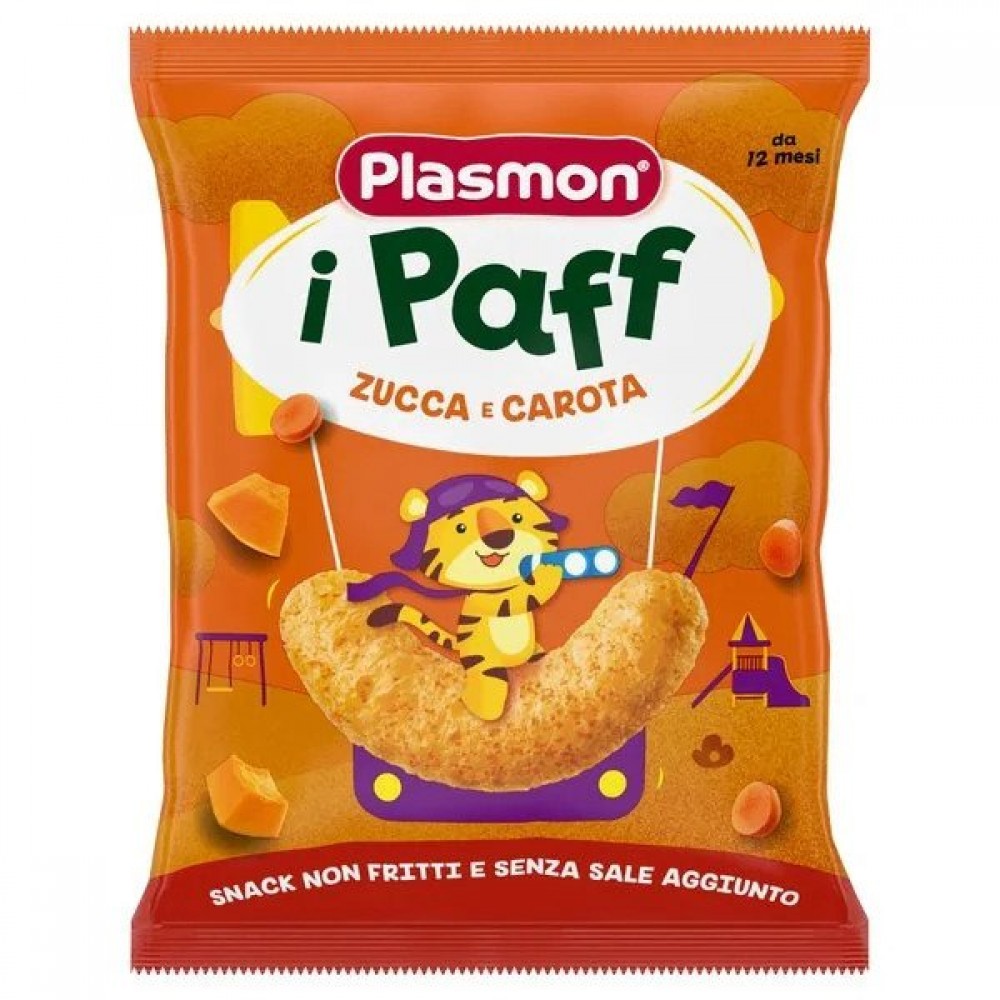 Pufuleti cu dovlecei si morcov, +12 luni, 15 g, Plasmon
