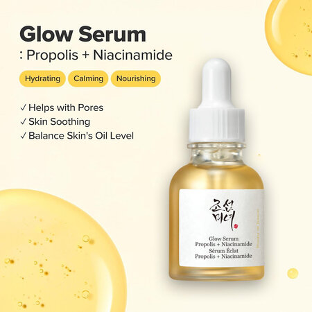 Serum pentru fata Glow Serum Propolis + Niacinamide, 30 ml, Beauty of Joseon 827627