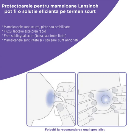 Protectoare mamelon, 24 mm, 2 bucati, Lansinoh 773187