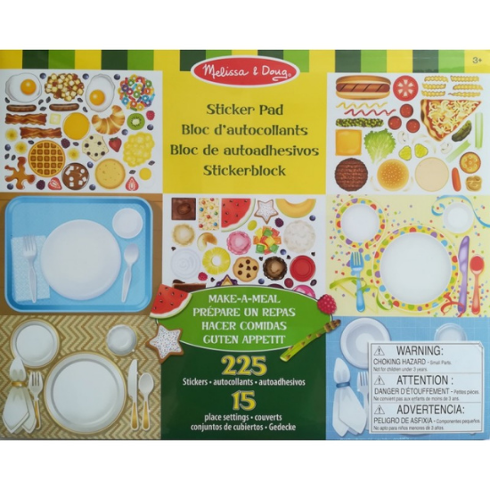 Abtibilduri Alimentele, +3 ani, Melissa&Doug