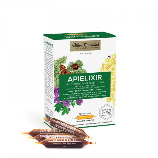 Apielixir, 10 fiole x 10 ml, Albina Carpatina