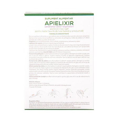 Apielixir, 20 fiole x 10 ml, Albina Carpatina 816986