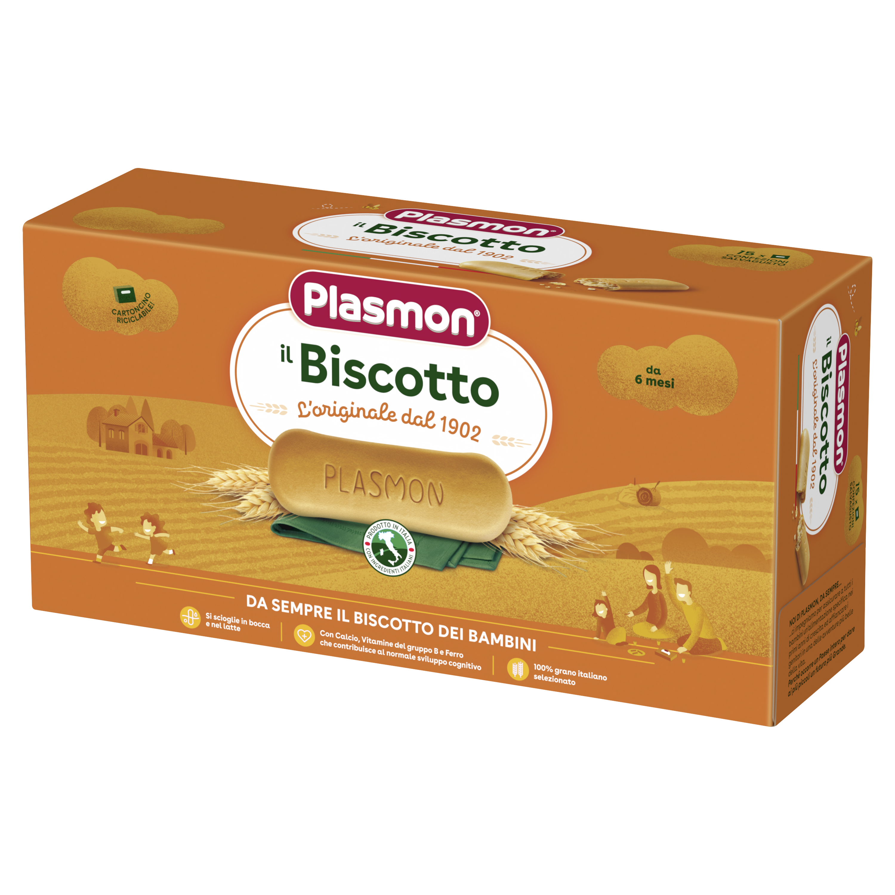 Biscuiti cu vitamine, 600g, Plasmon