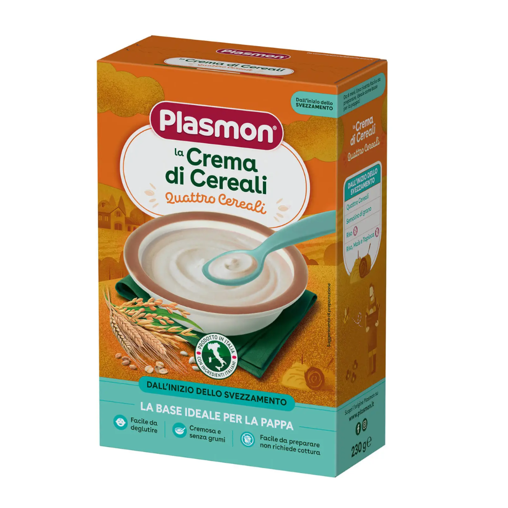 4 cereale crema de orez, +6 luni, 230g, Plasmon