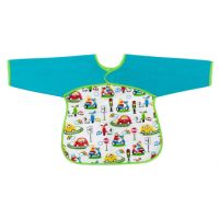 Baveta cu maneci, 2 buc, 25x32, Cars Blue, 488-06, Fillikid