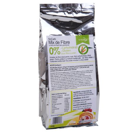 Faina mix de fibre fara gluten, 250g, NoCarb
