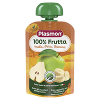 Piure Mix de fructe mar, banana si para, 100g, Plasmon