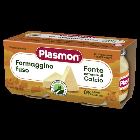 Piure omogenizat branzica Formaggino, +6 luni, 2x80g, Plasmon