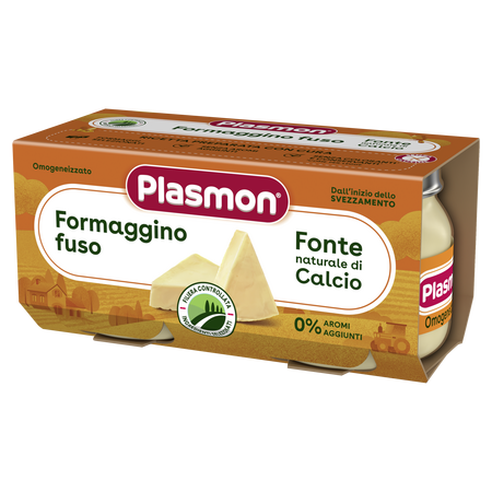 Piure omogenizat branzica Formaggino, +6 luni, 2x80g, Plasmon