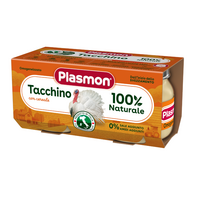 Piure omogenizat din carne de curcan, 6 luni+, 2x80g, Plasmon