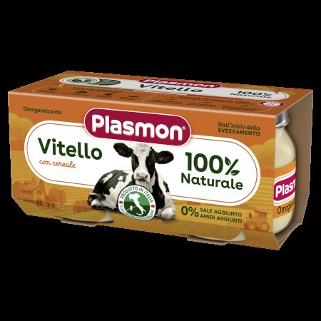 Piure omogenizat din care de vitel, 2x80g, Plasmon