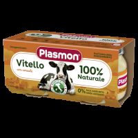 Piure omogenizat din care de vitel, 6 luni+, 2x80g, Plasmon