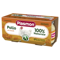 Piure omogenizat din carne de pui, 6 luni+, 2x80 g, Plasmon