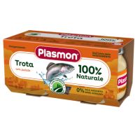 Piure omogenizat din pastrav cu legume, 6 luni+, 2x80g, Plasmon