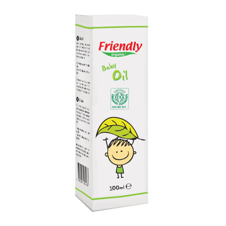 Ulei de corp pentru bebe, 100 ml, Friendly Organic 537535