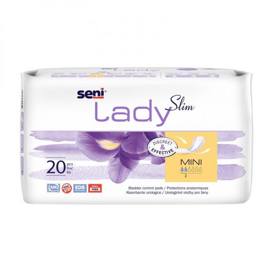 Absorbante urologice Slim Mini, 20 bucati, Seni Lady