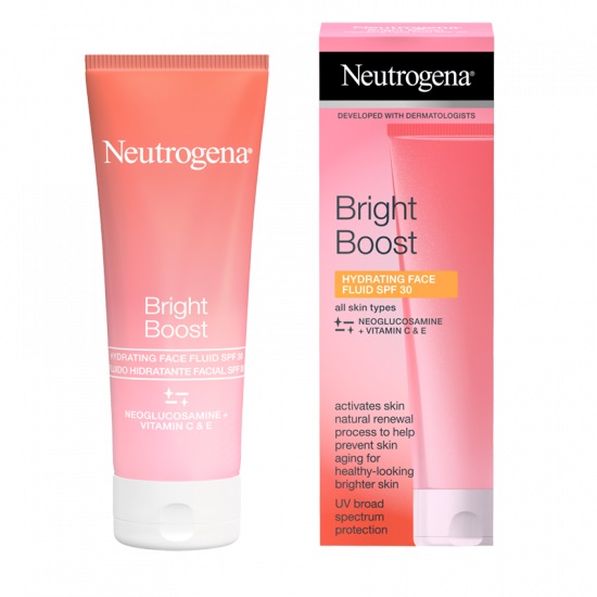 Gel crema de zi, SPF30 Bright Boost, 50 ml, Neutrogena