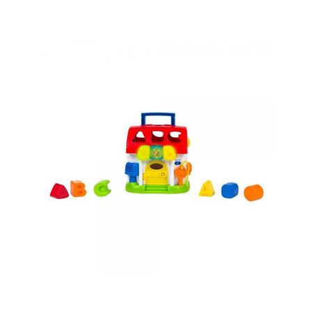 Casuta muzicala cu activitati WinFun, 6 piese, 12 luni+, A.Haberkorn 448099