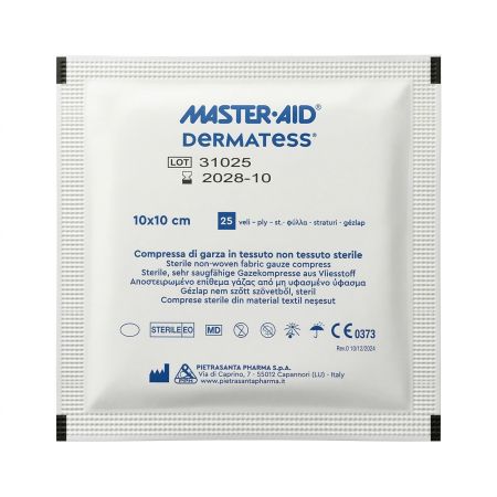 Comprese sterile Dermatess, 10X10 cm, 25 buc, Master Aid