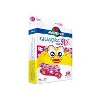 Plasturi pentru copii Quadra 3D, Girls, 20 bucati, Master Aid