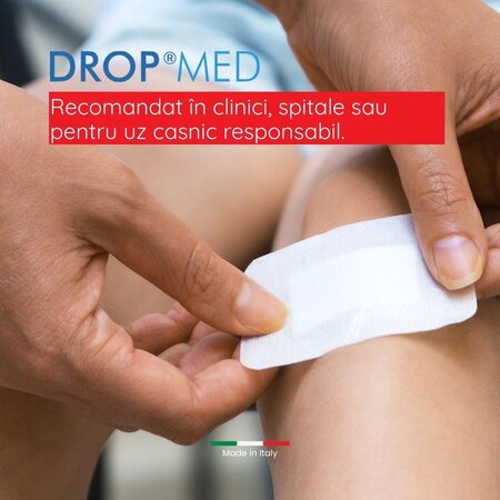 Pansament postoperator Drop Med, 10x10 cm, 5 bucati, Master-Aid 718846