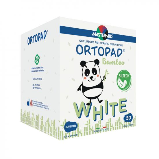 Ocluzor copii ORTOPAD Alb Junior, 67x50 mm, 50 buc, Master Aid