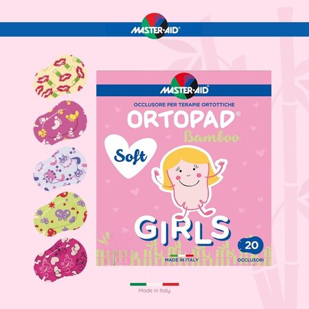 Ocluzor copii ORTOPAD SOFT Girls Junior, 67x50 mm, 20 buc, Master Aid 720349