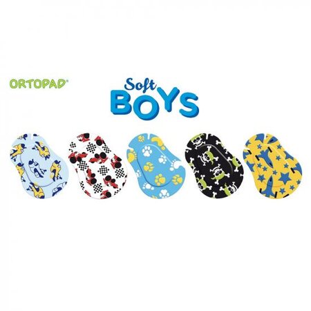 Ocluzor copii ORTOPAD SOFT, 67x50 mm, Boys Junior, 20 bucati, Master Aid 476539