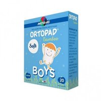 Ocluzor copii ORTOPAD SOFT, 76x54 mm, Boys Medium, 20 bucati, Master Aid