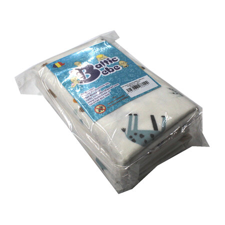 Scutec din finet pentru copii, 3 bucati, 70x80 cm, Baltic Bebe 769982