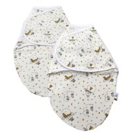 Set 2 bucati sistem de infasare muselina flausata, 3-6 luni, Baltic Bebe