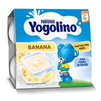 Gustare cu lapte si banane Yogolino, 6 luni+, 4x100g, Nestle