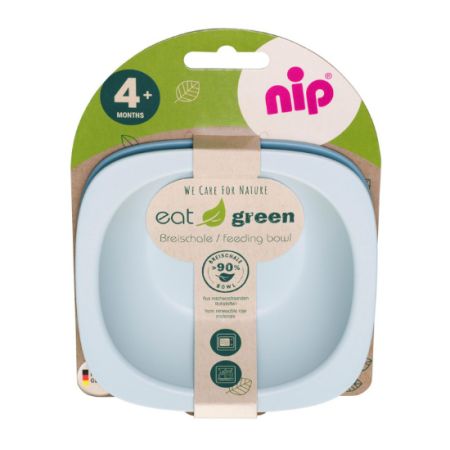 Set 2 castroane pentru mancarea copiilor Eat Green, Nip 476628