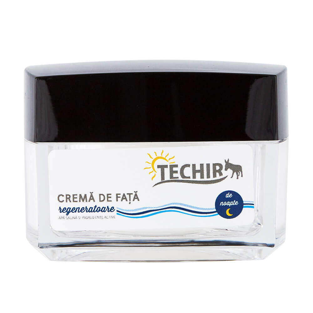 Crema regeneratoare de fata pentru noapte, 50g, Techir