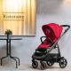 Sistem carucior 3 in 1 pentru copii Veloce Primo Viaggio Lounge, Red Shine, Peg Perego 476671