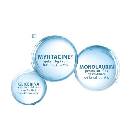 Gel spumant de curatare pentru pielea cu tendinta acneica Keracnyl, 400 ml, Ducray 570190