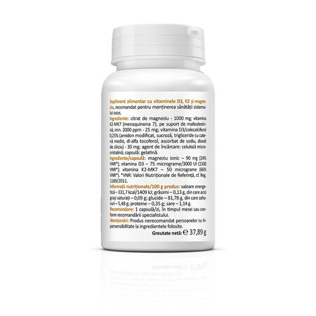 Vitamina D & Cofactors, 30 capsule, Zenyth 771763