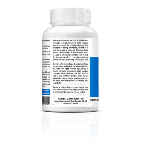 Taurine 1000 mg, 60 capsule, Zenyth 771824