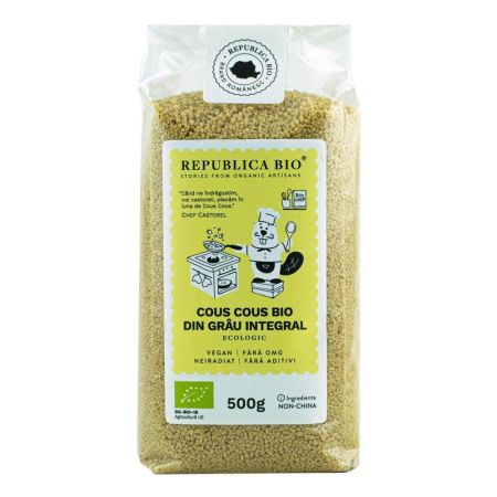 Cous Cous Bio din grau integral, 500g