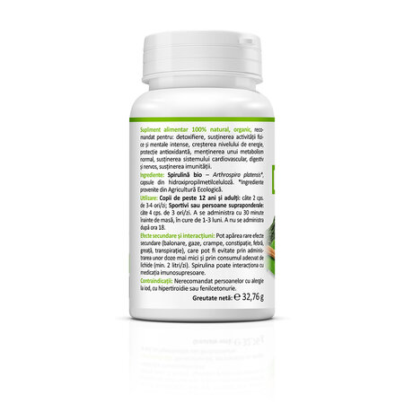 Bio Spirulina, 60 capsule, Zenyth 761575