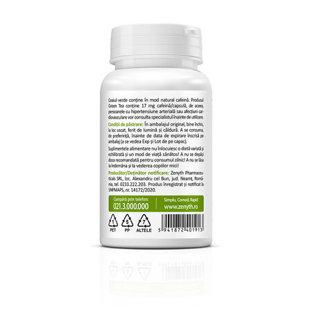 Green Tea EGCG Extract, 30 capsule, Zenyth 772608