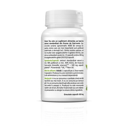 Green Tea EGCG Extract, 30 capsule, Zenyth 772609