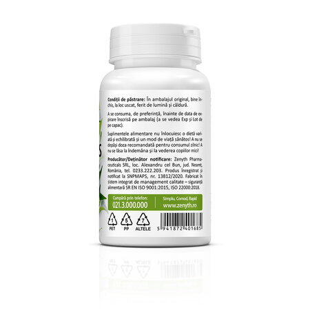 Andrographis 386 mg, 30 capsule vegetale, Zenyth 758490