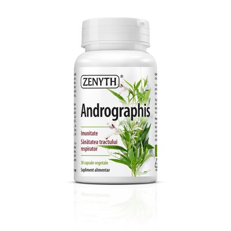 Andrographis 386 mg, 30 capsule vegetale, Zenyth