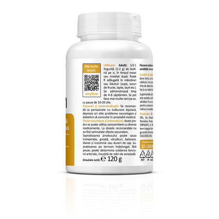 Lecitina din floarea soarelui, 120 g, Zenyth 771877