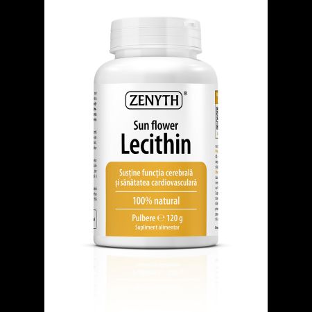 Lecitina din floarea soarelui, 120 g, Zenyth