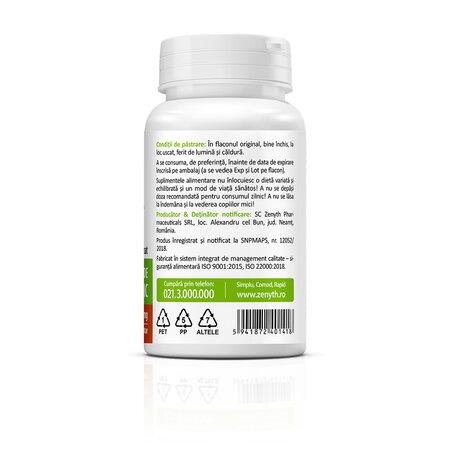 Ganoderma Reishi Bio, 60 capsule, Zenyth 772716