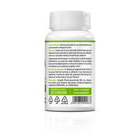 Bio Chlorella, 60 capsule, Zenyth 761544