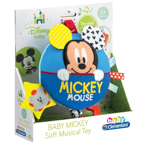 Zornaitoare Mickey Mouse cu sunete, Baby, +0 luni, Clementoni